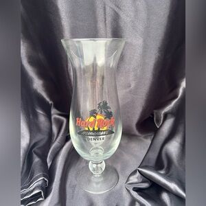 NIB Hard Rock Cafe “Denver” Hurricane Glass